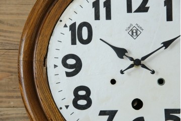 和製アンティーク　TOKYO MARK(東京マーク)　TUKYO MARK　丸いフォルムが可愛らしいシンプルな振り子時計　(R-078907)