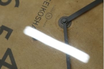 和製アンティーク　精工舎(SEIKOSHA、セイコー)　TRADE(S)MARK　シンプルな丸いフォルムの振り子時計(柱時計、古時計、掛け時計、丸型)(R-078908)