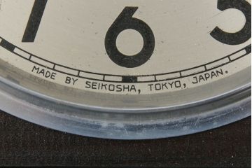 和製アンティーク　精工舎(SEIKOSHA、セイコー)　14DAY　TRADE(S)MARK　小振りな文字盤と装飾がおしゃれな振り子時計(柱時計、古時計、掛け時計)(R-078909)