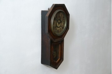 和製アンティーク　精工舎(SEIKOSHA、セイコー)　TRADE(S)MARK　深みのある色味が渋くてお洒落な振り子時計　(R-078912)