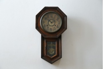 和製アンティーク　精工舎(SEIKOSHA、セイコー)　TRADE(S)MARK　深みのある色味が渋くてお洒落な振り子時計　(R-078912)