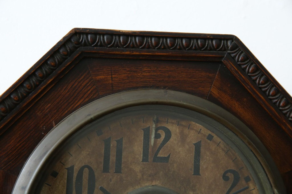 和製アンティーク　精工舎(SEIKOSHA、セイコー)　TRADE(S)MARK　深みのある色味が渋くてお洒落な振り子時計　(R-078912)