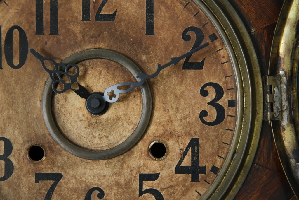 和製アンティーク　精工舎(SEIKOSHA、セイコー)　TRADE(S)MARK　深みのある色味が渋くてお洒落な振り子時計　(R-078912)