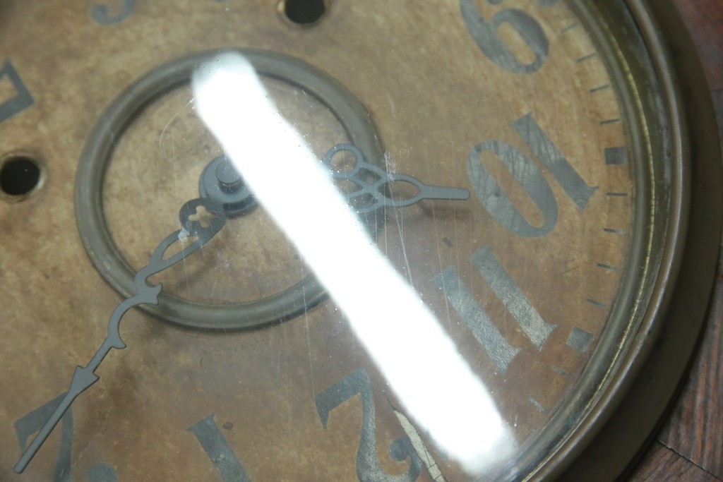 和製アンティーク　精工舎(SEIKOSHA、セイコー)　TRADE(S)MARK　深みのある色味が渋くてお洒落な振り子時計　(R-078912)