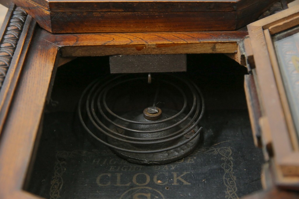 和製アンティーク　精工舎(SEIKOSHA、セイコー)　TRADE(S)MARK　深みのある色味が渋くてお洒落な振り子時計　(R-078912)