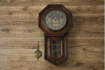 和製アンティーク　精工舎(SEIKOSHA、セイコー)　TRADE(S)MARK　深みのある色味が渋くてお洒落な振り子時計　(R-078912)