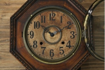 和製アンティーク　精工舎(SEIKOSHA、セイコー)　TRADE(S)MARK　深みのある色味が渋くてお洒落な振り子時計　(R-078912)