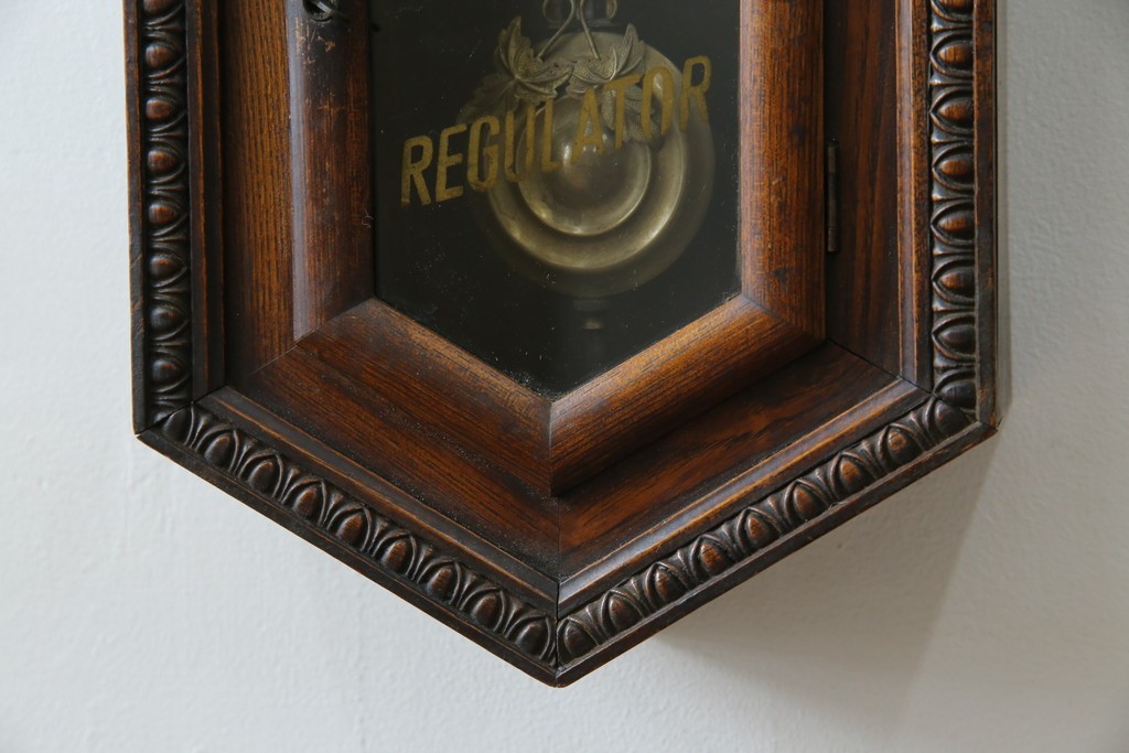 和製アンティーク　精工舎(SEIKOSHA、セイコー)　TRADE(S)MARK　深みのある色味が渋くてお洒落な振り子時計　(R-078912)