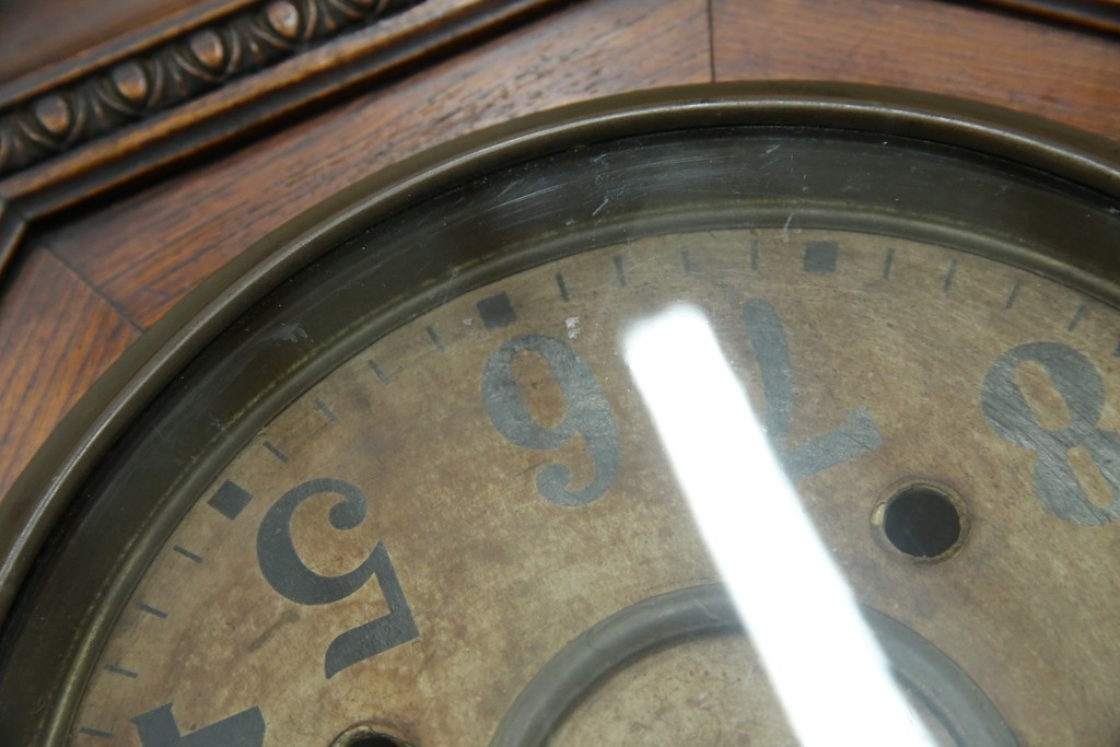 和製アンティーク　精工舎(SEIKOSHA、セイコー)　TRADE(S)MARK　深みのある色味が渋くてお洒落な振り子時計　(R-078912)