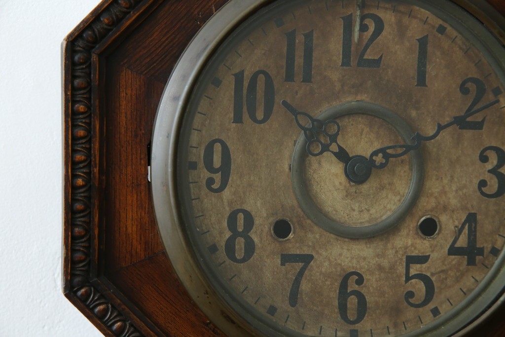 和製アンティーク　精工舎(SEIKOSHA、セイコー)　TRADE(S)MARK　深みのある色味が渋くてお洒落な振り子時計　(R-078912)