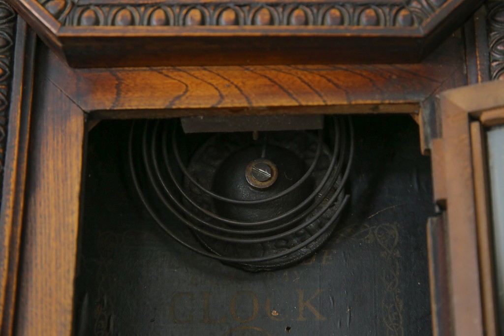 和製アンティーク　精工舎(SEIKOSHA、セイコー)　TRADE(S)MARK　深みのある色味が渋くてお洒落な振り子時計　(R-078912)