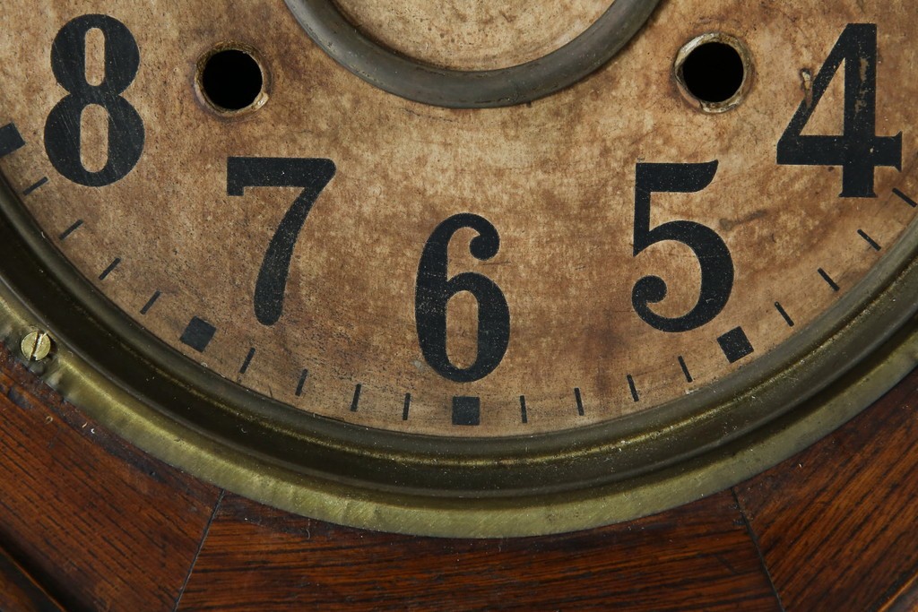 和製アンティーク　精工舎(SEIKOSHA、セイコー)　TRADE(S)MARK　深みのある色味が渋くてお洒落な振り子時計　(R-078912)