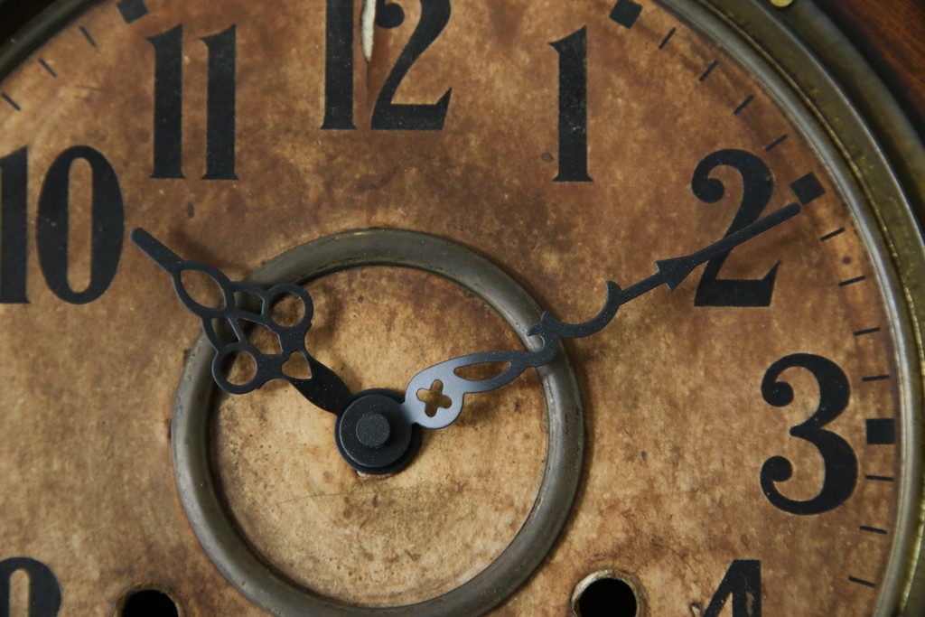 和製アンティーク　精工舎(SEIKOSHA、セイコー)　TRADE(S)MARK　深みのある色味が渋くてお洒落な振り子時計　(R-078912)