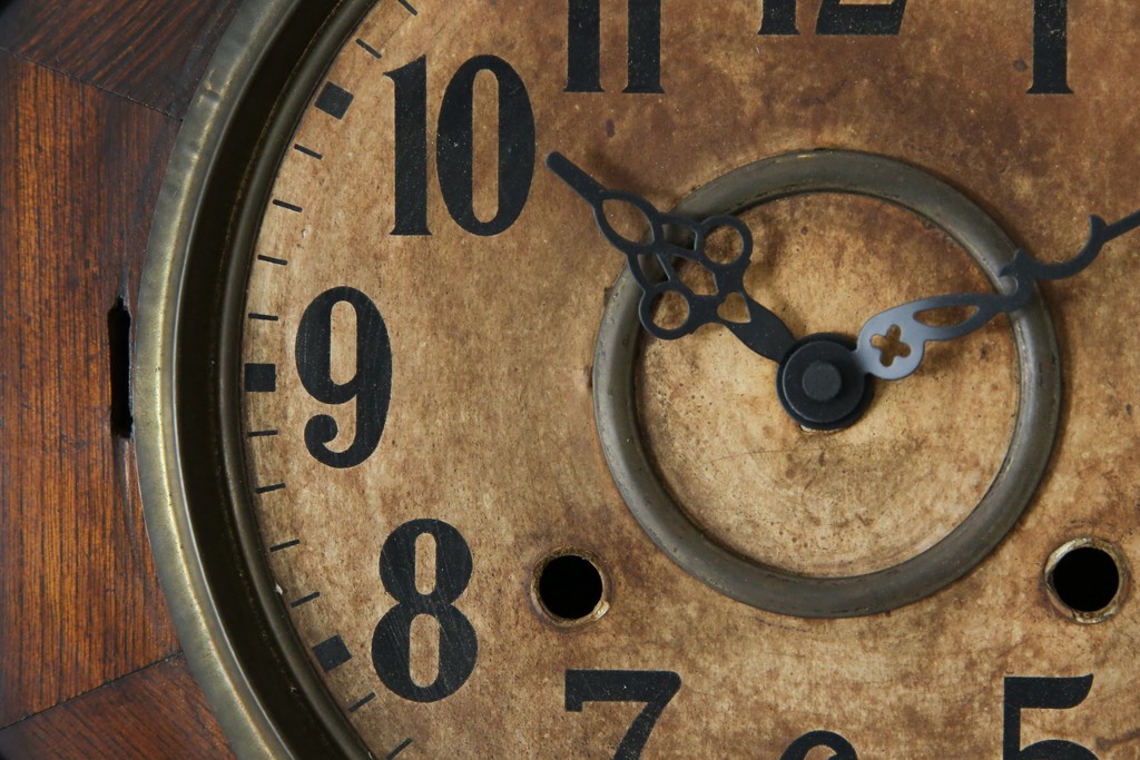 和製アンティーク　精工舎(SEIKOSHA、セイコー)　TRADE(S)MARK　深みのある色味が渋くてお洒落な振り子時計　(R-078912)