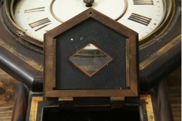 和製アンティーク　光星舎(KOSEISHA)　シックで落ち着いた雰囲気が魅力的な振り子時計(柱時計、古時計、掛け時計、八角時計)(R-078917)