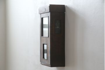 和製ビンテージ　精工舎(SEIKOSHA、セイコー)　TRADE(S)MARK　木目の美しさが目を引くモダンデザインの振り子時計(柱時計、古時計、掛け時計、ヴィンテージ)(R-078918)
