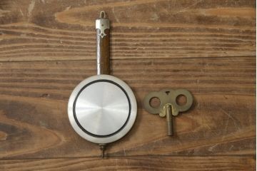 和製アンティーク　S.MIZU　味わいのあるクラシカルなデザインが素敵な振り子時計(柱時計、古時計、掛け時計)(R-078920)