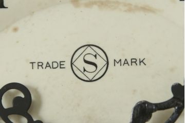 和製アンティーク　精工舎(SEIKOSHA、セイコー)　TRADE(S)MARK　落ち着いた色味と装飾がクラシカルな雰囲気を醸し出す振り子時計(柱時計、古時計、掛け時計)(R-078921)