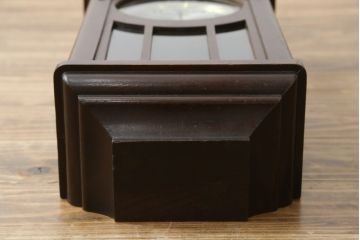 和製アンティーク　Meiji(明治時計社)　大正ロマンな雰囲気たっぷりの振り子時計(柱時計、古時計、掛け時計)(R-078922)