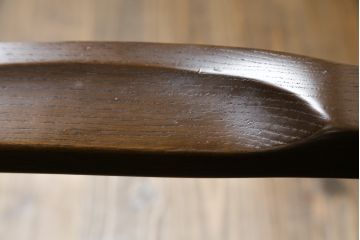 中古　飛騨産業　キツツキ　穂高シリーズ　シックで優雅な雰囲気漂う1人掛けソファ(アームチェア、一人掛け)(R-078928)
