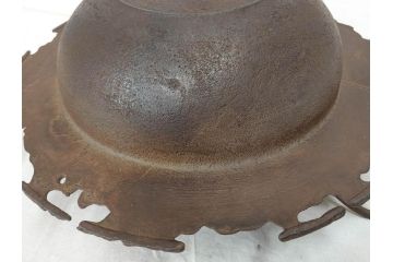 時代物　健仁松堂　斑紫銅蓋　透木釜　時を重ねた味わいのある羽釜(釜、湯釜、湯沸かし、煎茶道具、茶道具、共箱付き)(R-078930)
