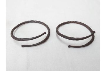 時代物　健仁松堂　斑紫銅蓋　透木釜　時を重ねた味わいのある羽釜(釜、湯釜、湯沸かし、煎茶道具、茶道具、共箱付き)(R-078930)