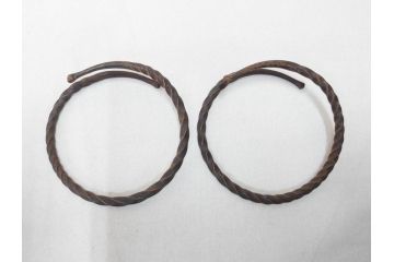 時代物　健仁松堂　斑紫銅蓋　透木釜　時を重ねた味わいのある羽釜(釜、湯釜、湯沸かし、煎茶道具、茶道具、共箱付き)(R-078930)