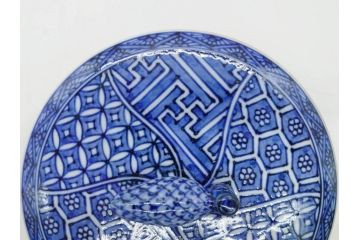 陶匠 高野昭阿弥　和楽庵　京焼　色絵祥瑞　唐子の図　意匠を凝らした水指(瓢箪、瓢形、腰捻、水差、茶道具、煎茶道具、共箱付き)(R-078931)