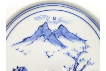 陶匠 高野昭阿弥　和楽庵　京焼　色絵祥瑞　唐子の図　意匠を凝らした水指(瓢箪、瓢形、腰捻、水差、茶道具、煎茶道具、共箱付き)(R-078931)