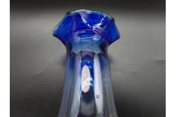戦前　大正〜昭和初期　昭和レトロな雰囲気が魅力の花瓶2点セット(一輪挿し、花入、花器、硝子)(R-078933)