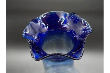 戦前　大正〜昭和初期　昭和レトロな雰囲気が魅力の花瓶2点セット(一輪挿し、花入、花器、硝子)(R-078933)