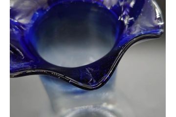 戦前　大正〜昭和初期　昭和レトロな雰囲気が魅力の花瓶2点セット(一輪挿し、花入、花器、硝子)(R-078933)