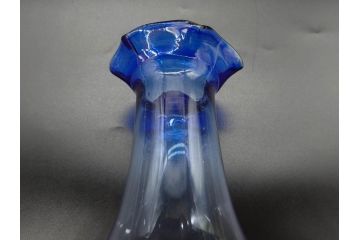 戦前　大正〜昭和初期　昭和レトロな雰囲気が魅力の花瓶2点セット(一輪挿し、花入、花器、硝子)(R-078933)