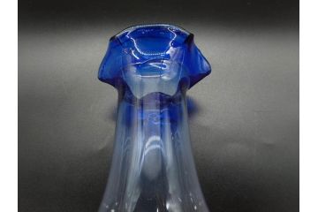 戦前　大正〜昭和初期　昭和レトロな雰囲気が魅力の花瓶2点セット(一輪挿し、花入、花器、硝子)(R-078933)
