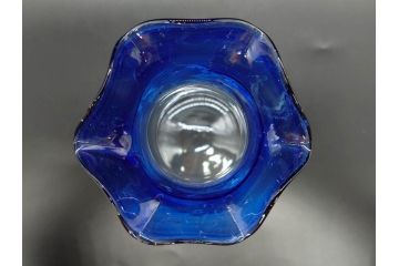 戦前　大正〜昭和初期　昭和レトロな雰囲気が魅力の花瓶2点セット(一輪挿し、花入、花器、硝子)(R-078933)