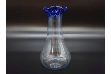 戦前　大正〜昭和初期　昭和レトロ　どんなテイストのお部屋にも馴染む花瓶2点セット(一輪挿し、花入、花器、硝子)(R-078934)