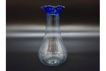戦前　大正〜昭和初期　昭和レトロ　どんなテイストのお部屋にも馴染む花瓶2点セット(一輪挿し、花入、花器、硝子)(R-078934)