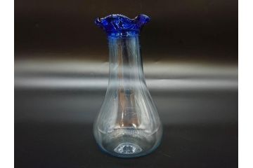 戦前　大正〜昭和初期　昭和レトロ　どんなテイストのお部屋にも馴染む花瓶2点セット(一輪挿し、花入、花器、硝子)(R-078934)