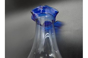 戦前　大正〜昭和初期　昭和レトロ　どんなテイストのお部屋にも馴染む花瓶2点セット(一輪挿し、花入、花器、硝子)(R-078934)