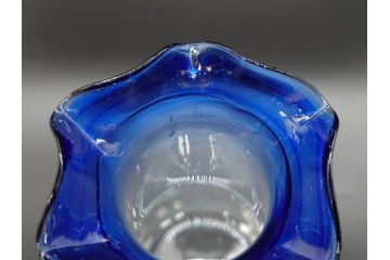 戦前　大正〜昭和初期　昭和レトロ　どんなテイストのお部屋にも馴染む花瓶2点セット(一輪挿し、花入、花器、硝子)(R-078934)