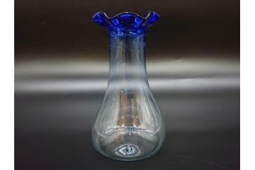 戦前　大正〜昭和初期　昭和レトロ　どんなテイストのお部屋にも馴染む花瓶2点セット(一輪挿し、花入、花器、硝子)(R-078934)