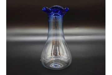 戦前　大正〜昭和初期　昭和レトロ　どんなテイストのお部屋にも馴染む花瓶2点セット(一輪挿し、花入、花器、硝子)(R-078934)