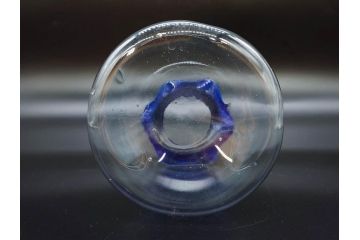 戦前　大正〜昭和初期　昭和レトロ　どんなテイストのお部屋にも馴染む花瓶2点セット(一輪挿し、花入、花器、硝子)(R-078934)