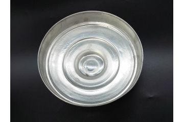アンティーク雑貨　当時物　デッドストック　アルミ蓋　多種多様の使い道ができるガラス瓶(角型、角瓶、キャニスター、ガラスビン、菓子瓶、硝子、フタ付き、小物入れ、ディスプレイ雑貨、古道具、店舗什器)(R-078935)