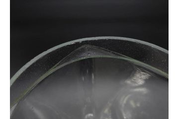 アンティーク雑貨　当時物　デッドストック　アルミ蓋　シンプルでお部屋になじみやすいガラス瓶2点セット(角型、角瓶、キャニスター、ガラスビン、菓子瓶、硝子、フタ付き、小物入れ、ディスプレイ雑貨、古道具、店舗什器)(R-078938)