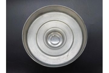 アンティーク雑貨　当時物　デッドストック　アルミ蓋　お部屋の雰囲気によく馴染むガラス瓶2点セット(角型、角瓶、キャニスター、ガラスビン、菓子瓶、硝子、フタ付き、小物入れ、ディスプレイ雑貨、古道具、店舗什器)(R-078939)