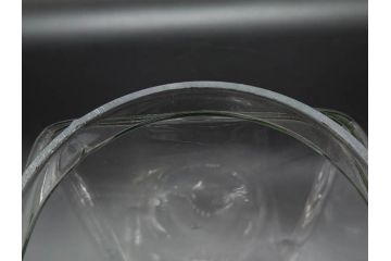 アンティーク雑貨　当時物　デッドストック　アルミ蓋　お部屋の雰囲気によく馴染むガラス瓶2点セット(角型、角瓶、キャニスター、ガラスビン、菓子瓶、硝子、フタ付き、小物入れ、ディスプレイ雑貨、古道具、店舗什器)(R-078939)