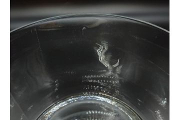昭和初期　当時物　レトロな雰囲気漂うガラスビン(ガラス瓶、硝子、フラワーベース、花瓶、花入、花生、花器、水槽、金魚鉢、S.G.S)(R-078940
