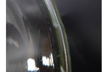 昭和初期　当時物　レトロな雰囲気漂うガラスビン(ガラス瓶、硝子、フラワーベース、花瓶、花入、花生、花器、水槽、金魚鉢、S.G.S)(R-078940