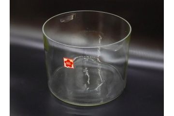 昭和初期　当時物　どんなお部屋にも合わせやすいガラスビン(ガラス瓶、硝子、フラワーベース、花瓶、花入、花生、花器、水槽、金魚鉢、S.G.S)(R-078941)